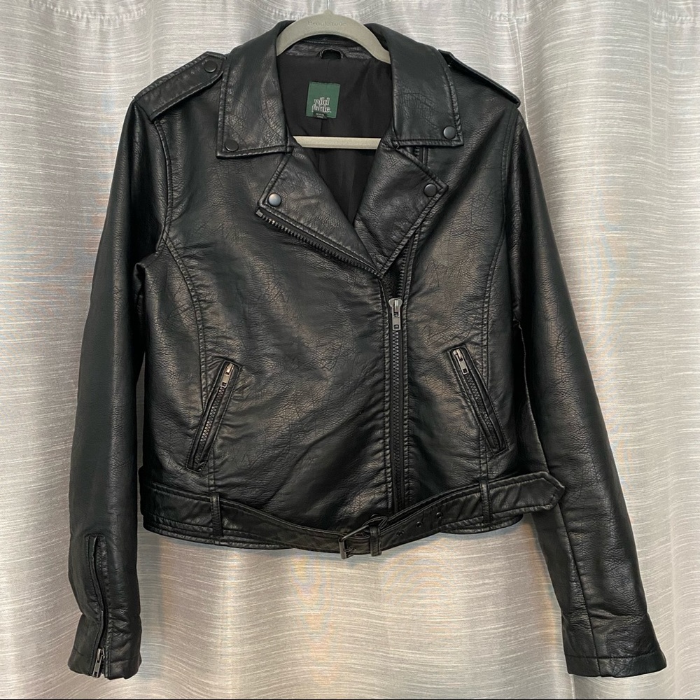 Wild Fable Faux Leather Moto Jacket